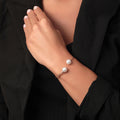 18 K White Gold