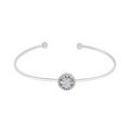 18 K White Gold