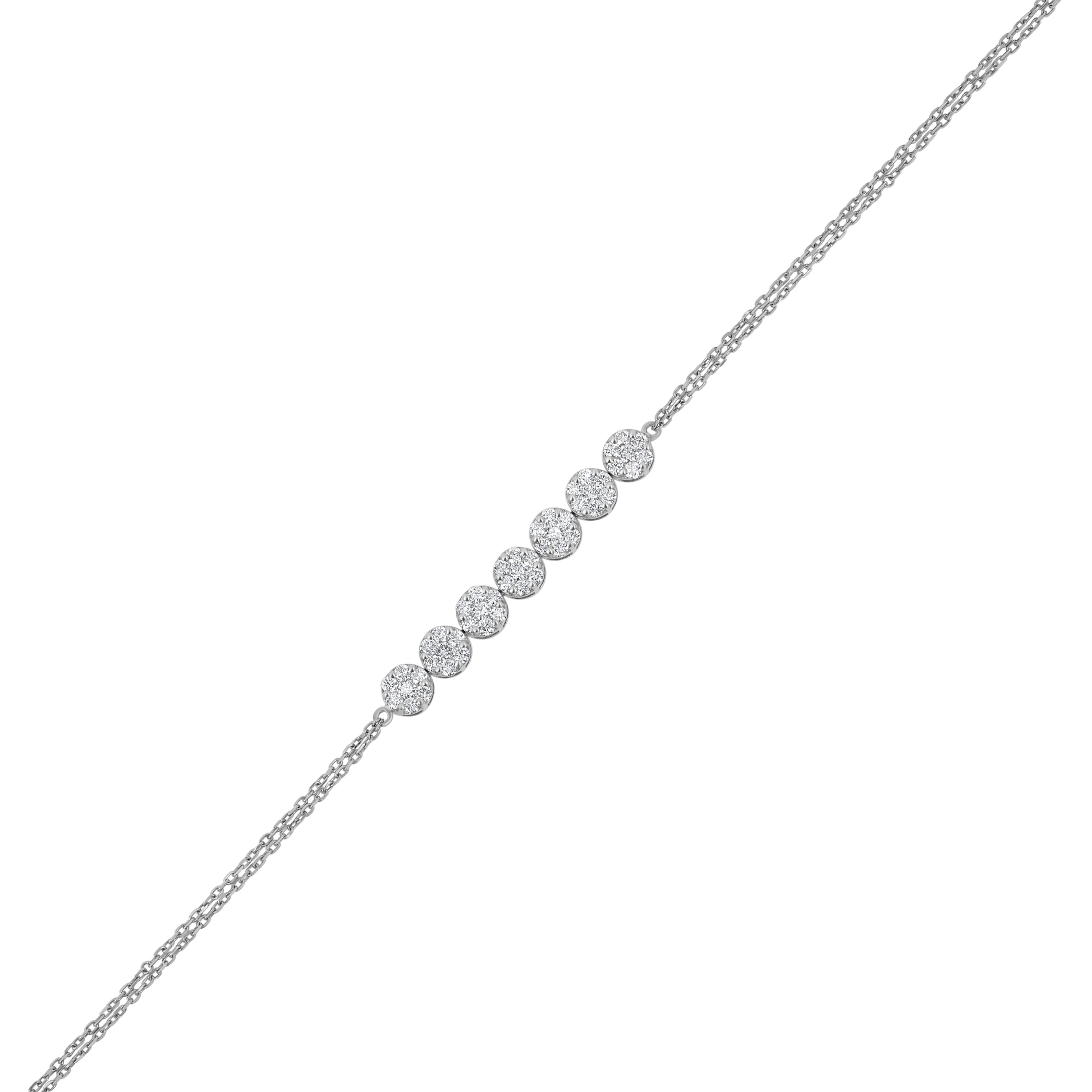 18 K White Gold