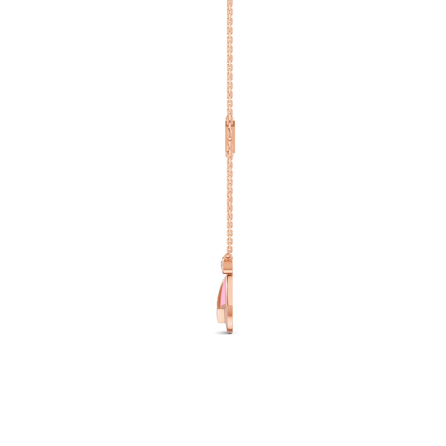 18K Rose Gold Carnation Pink