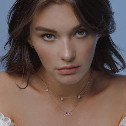 18 K Rose Gold Ruby