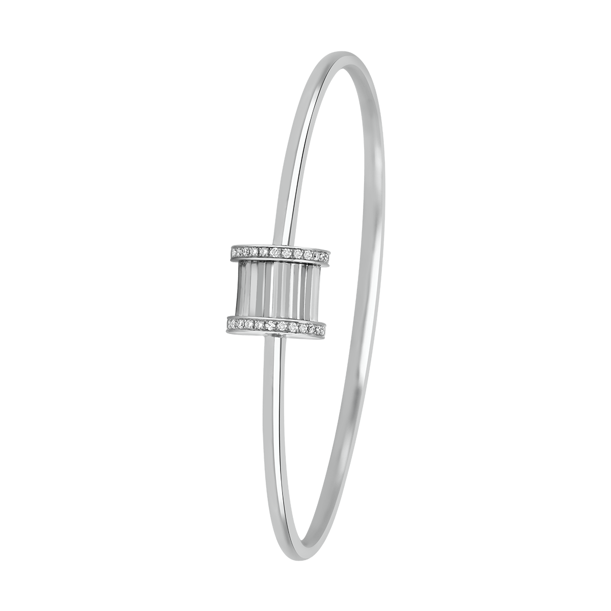 18 K White Gold
