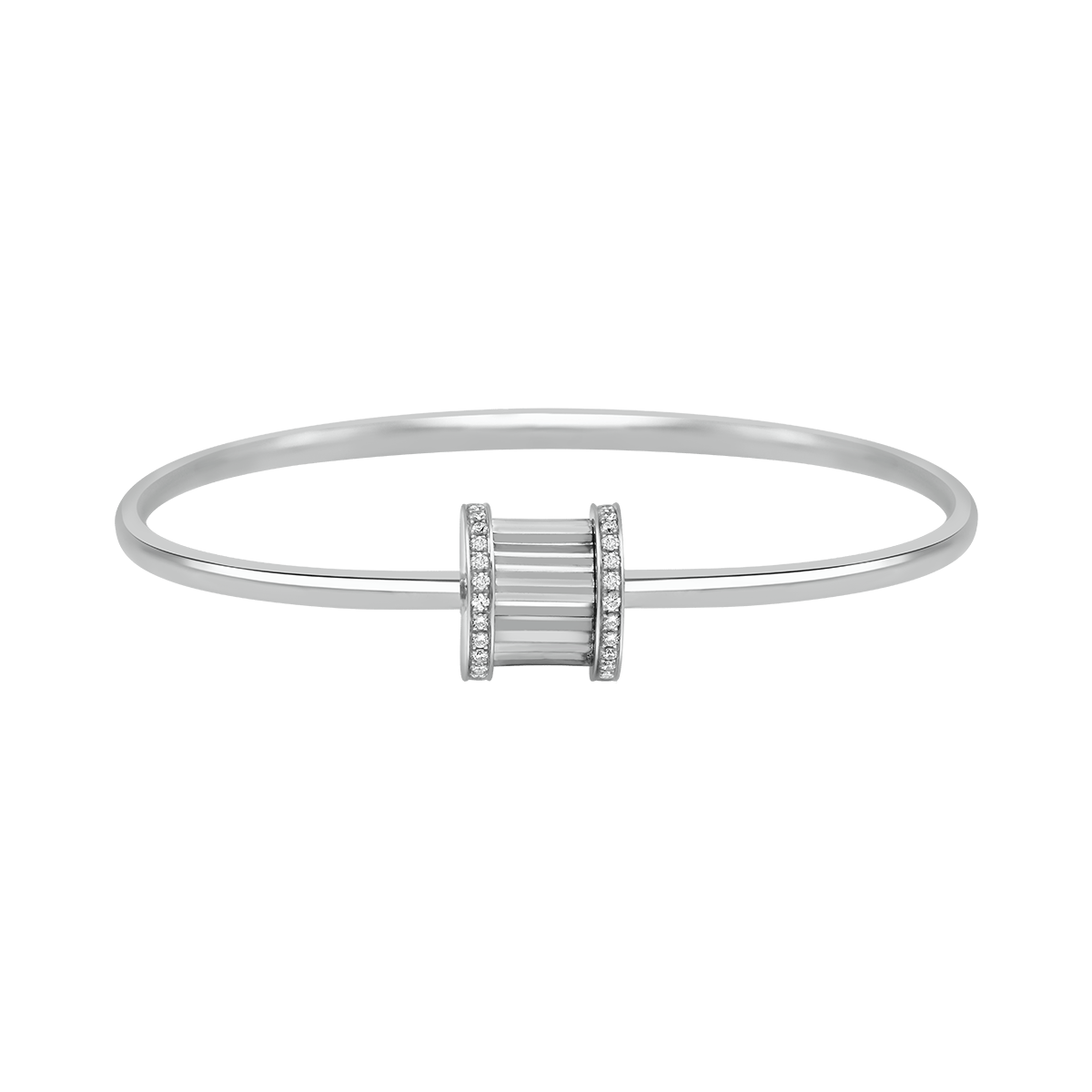 18 K White Gold