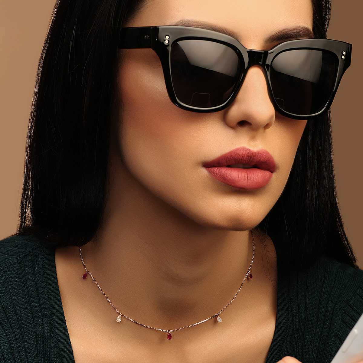 18 K Rose Gold Ruby