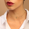 18 K Yellow Gold Emerald