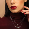 18 K White Gold