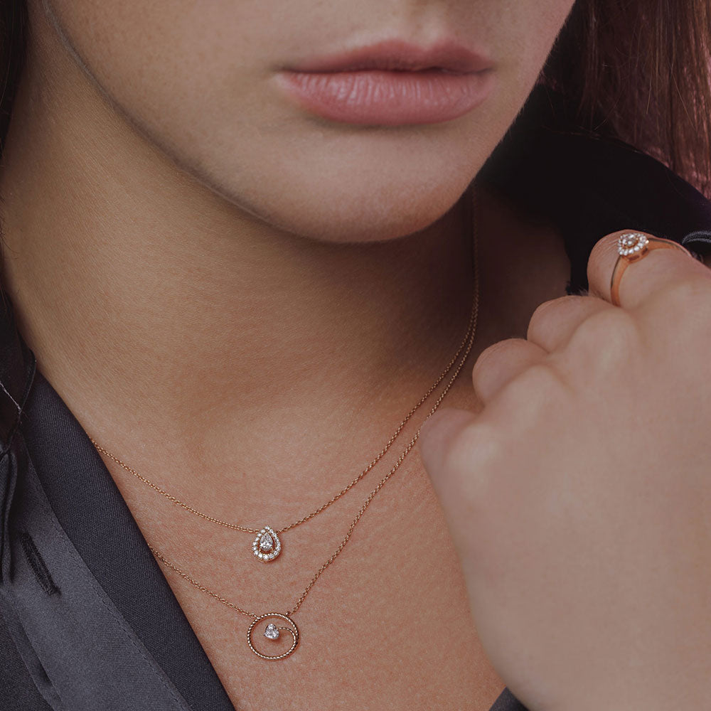 18 K Rose Gold