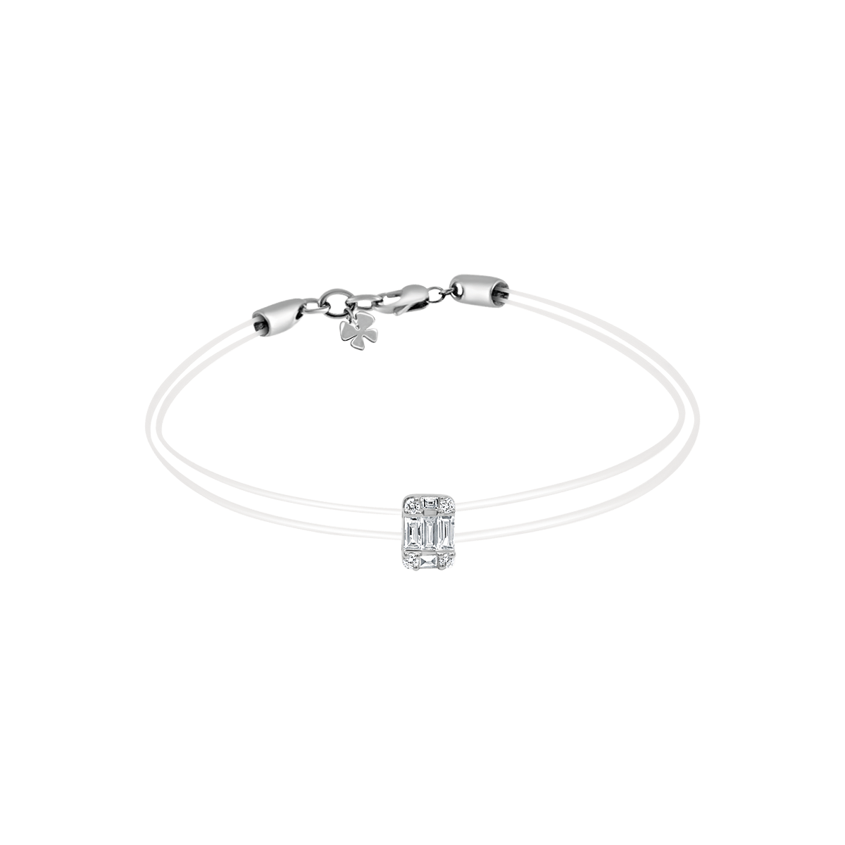 18 K White Gold