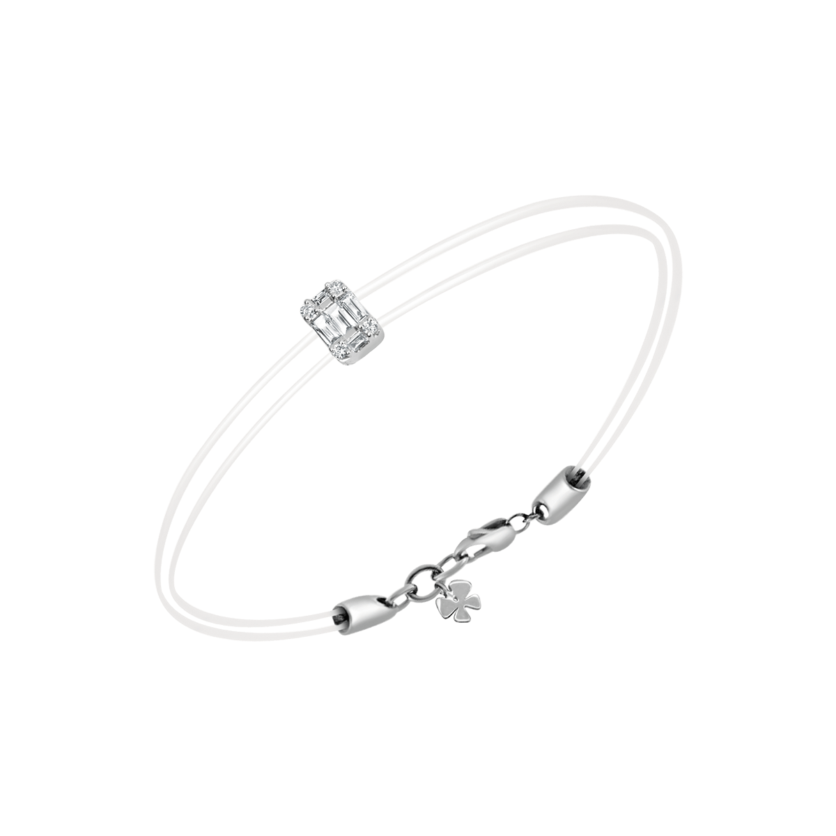 18 K White Gold