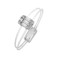 18 K White Gold