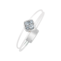 18 K White Gold