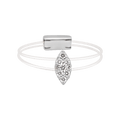 18 K White Gold