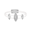 18 K White Gold