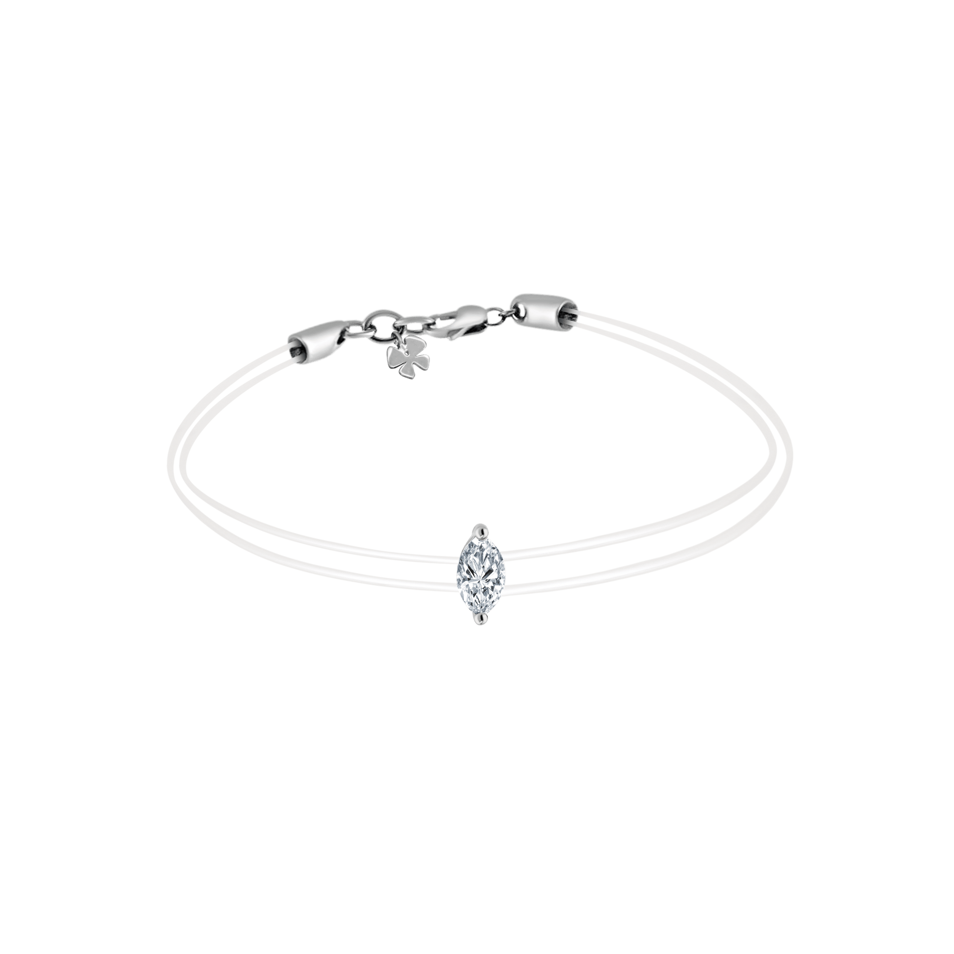 18 K White Gold
