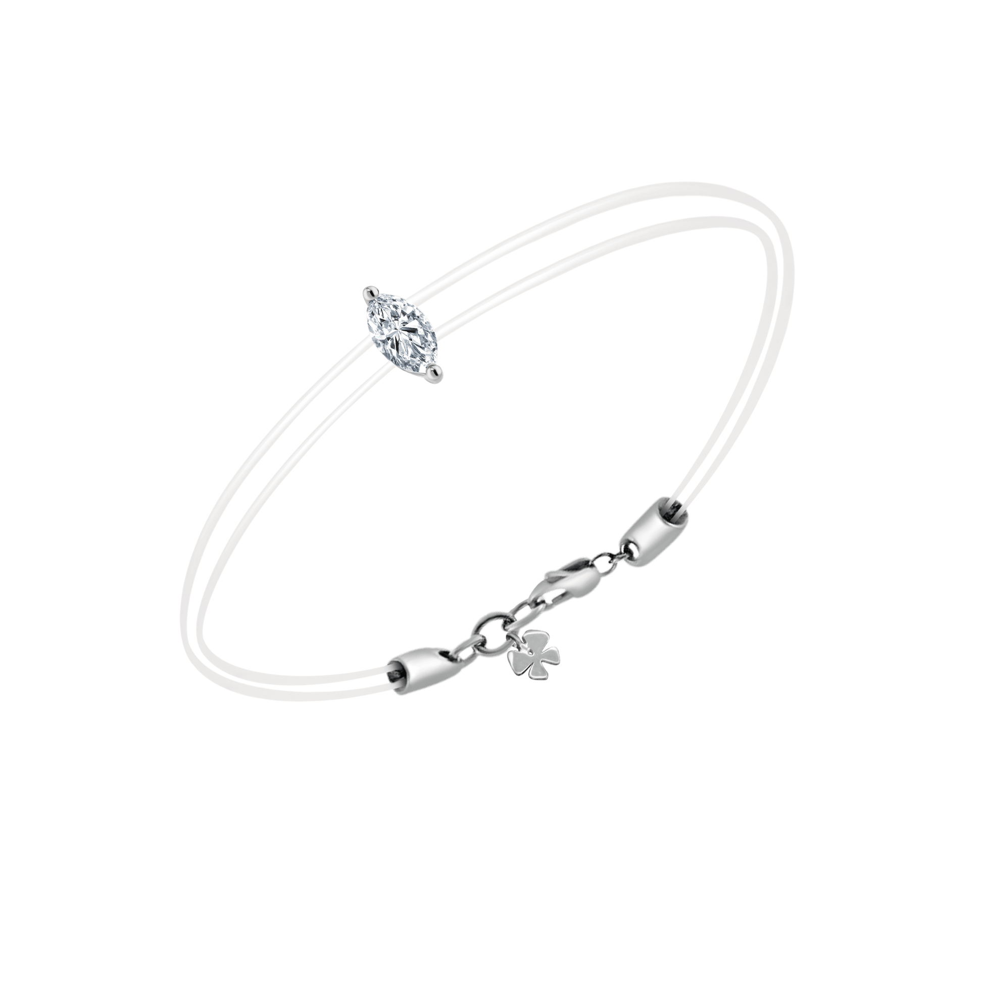 18 K White Gold