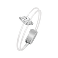 18 K White Gold