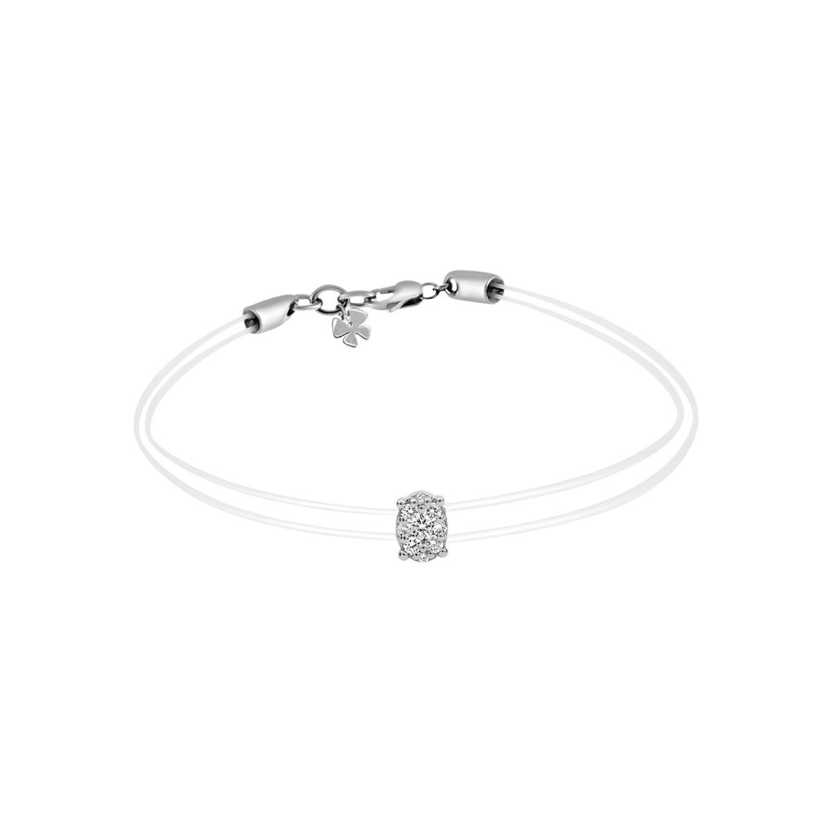 18 K White Gold