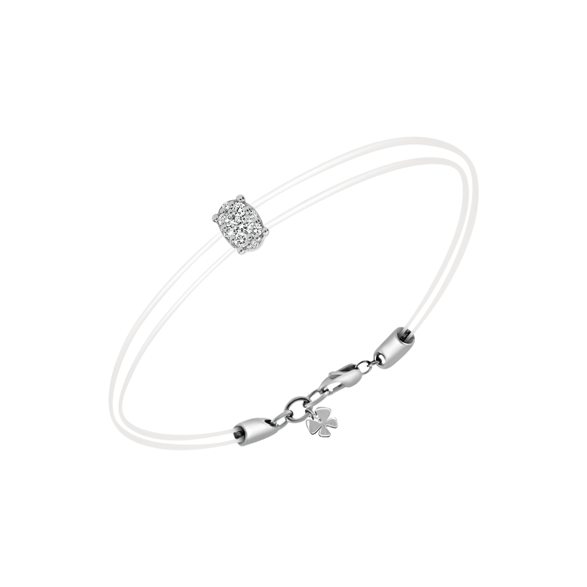 18 K White Gold