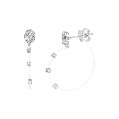 18 K White Gold