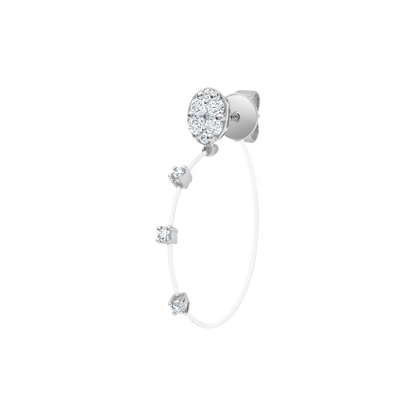 18 K White Gold
