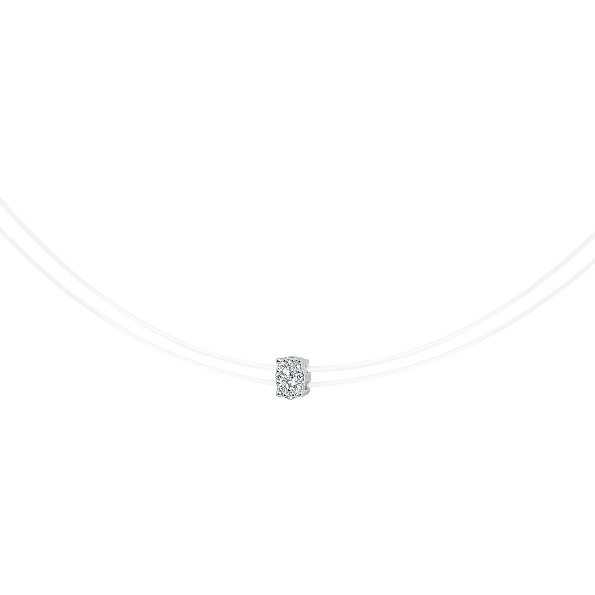 18 K White Gold