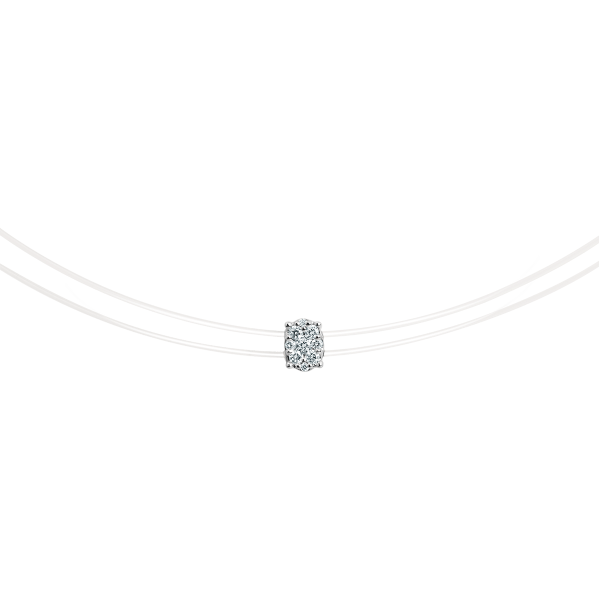 18 K White Gold
