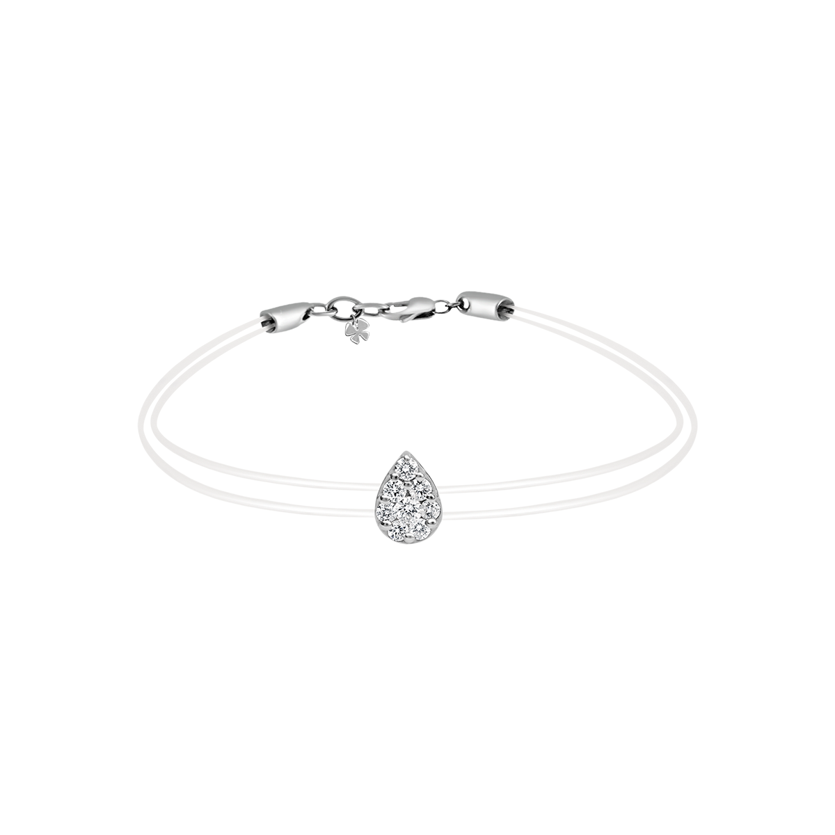 18 K White Gold