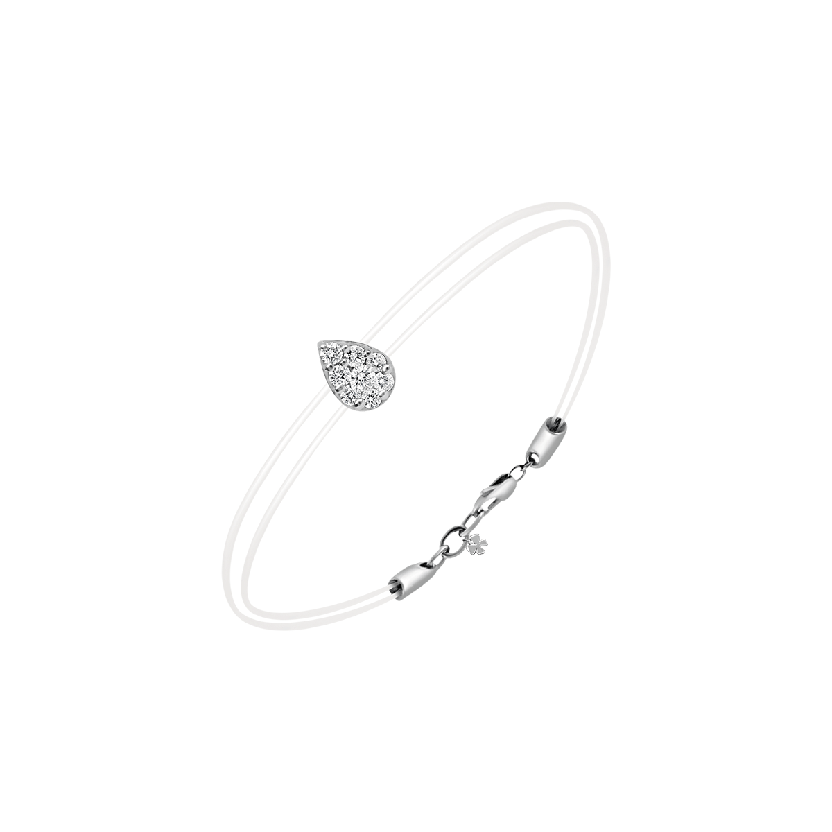 18 K White Gold