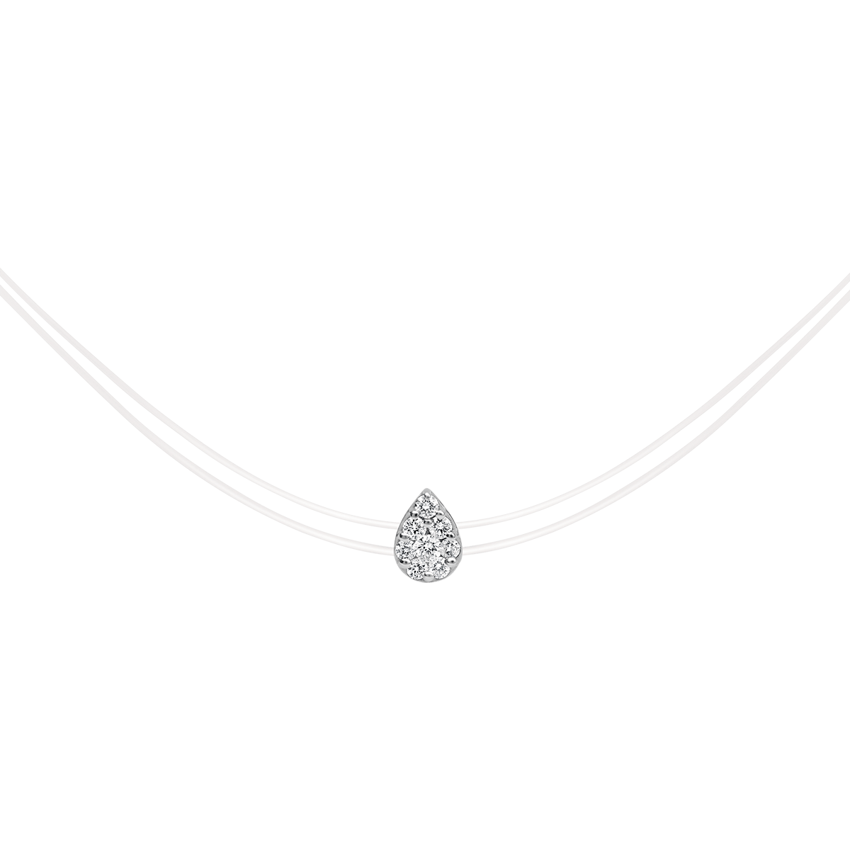 18 K White Gold