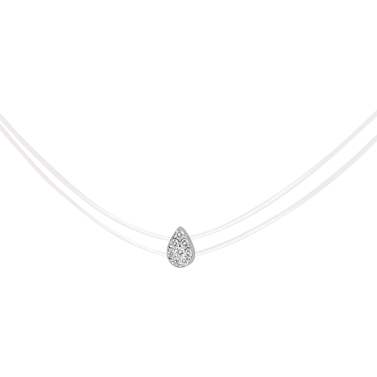 18 K White Gold