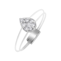 18 K White Gold