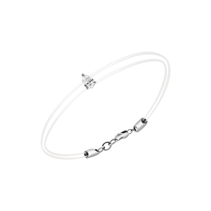 18 K White Gold