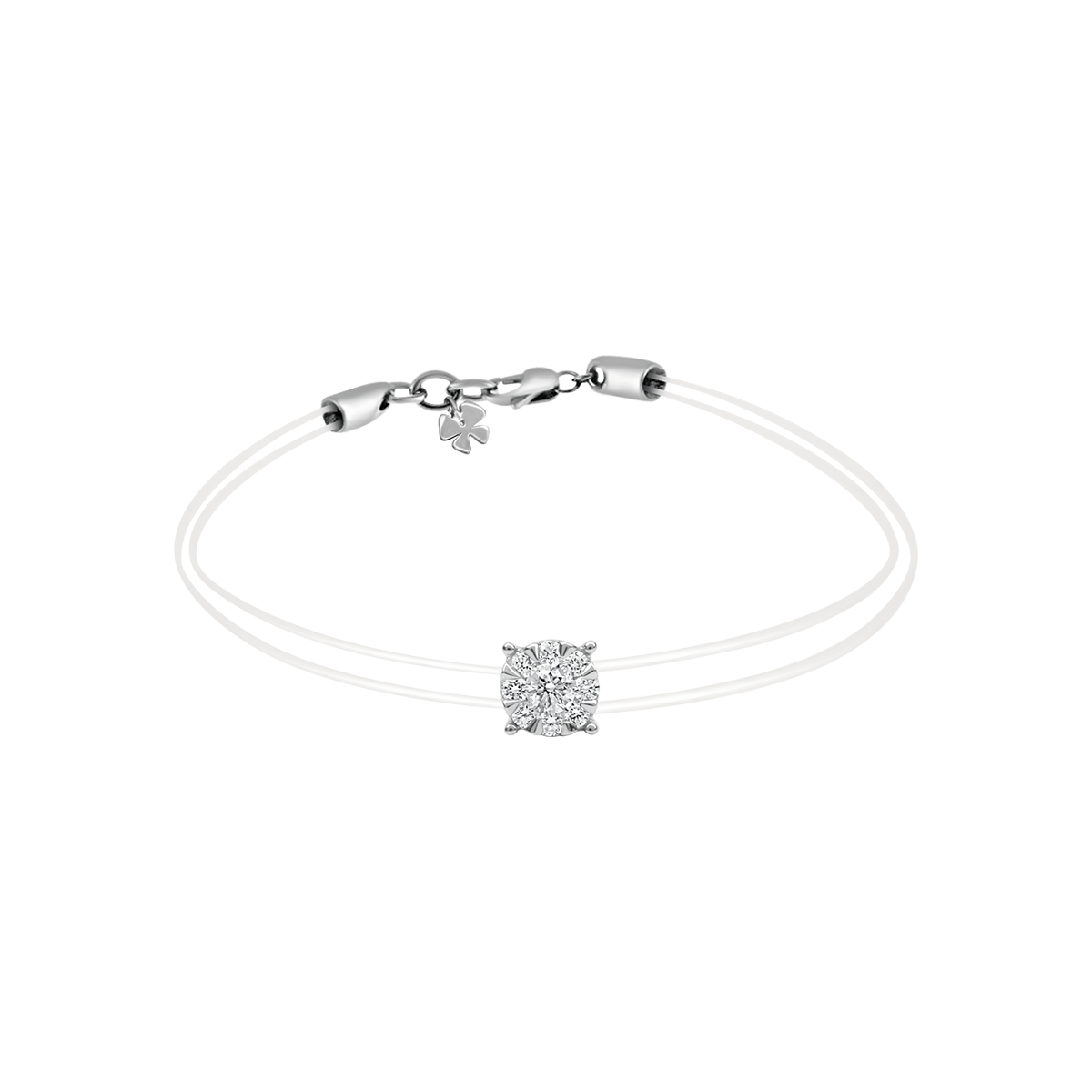 18 K White Gold