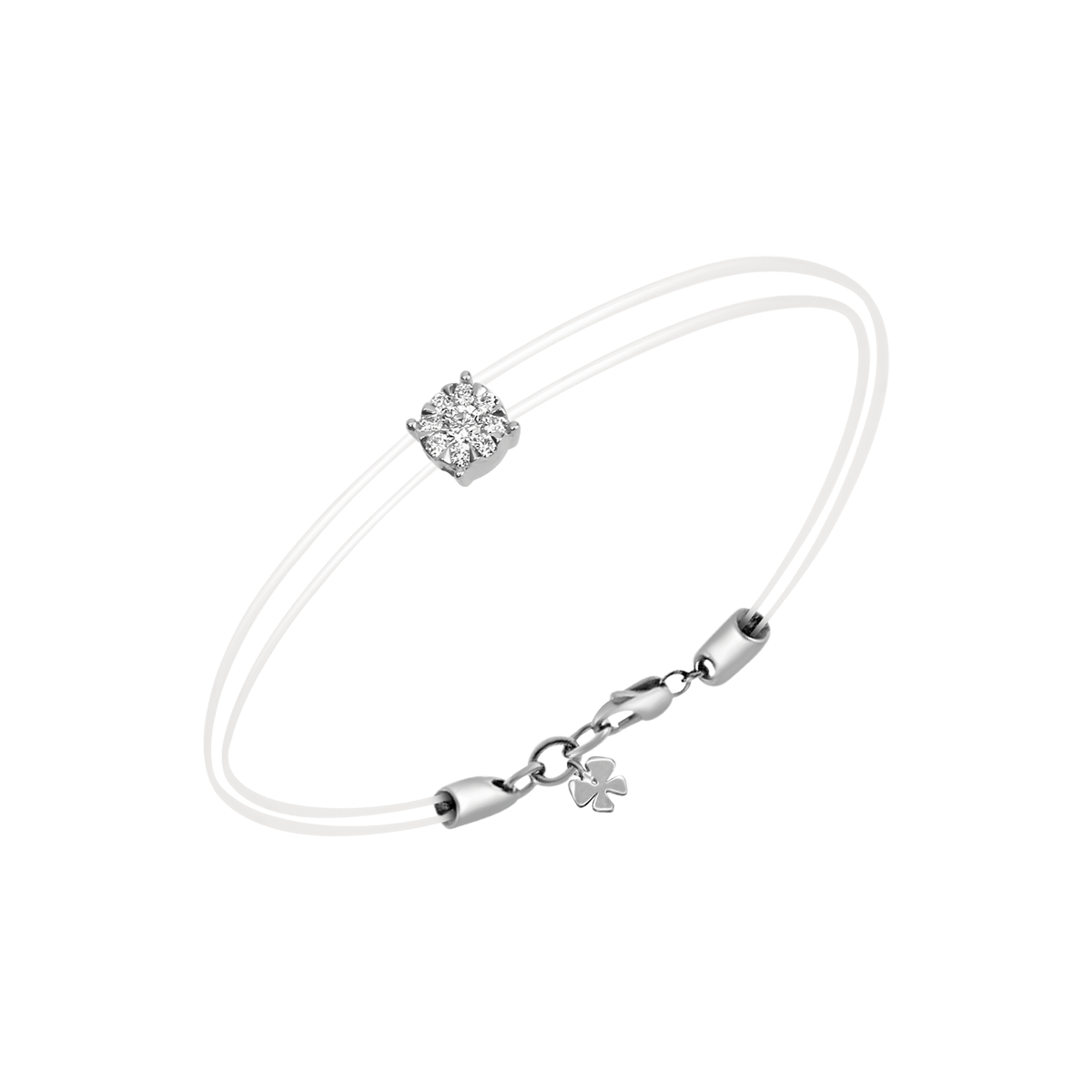 18 K White Gold