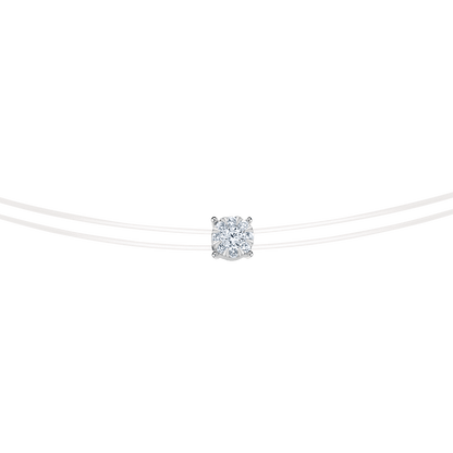 18 K White Gold