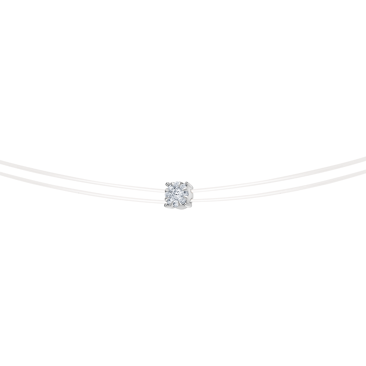 18 K White Gold