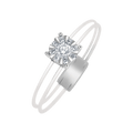 18 K White Gold