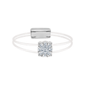 18 K White Gold