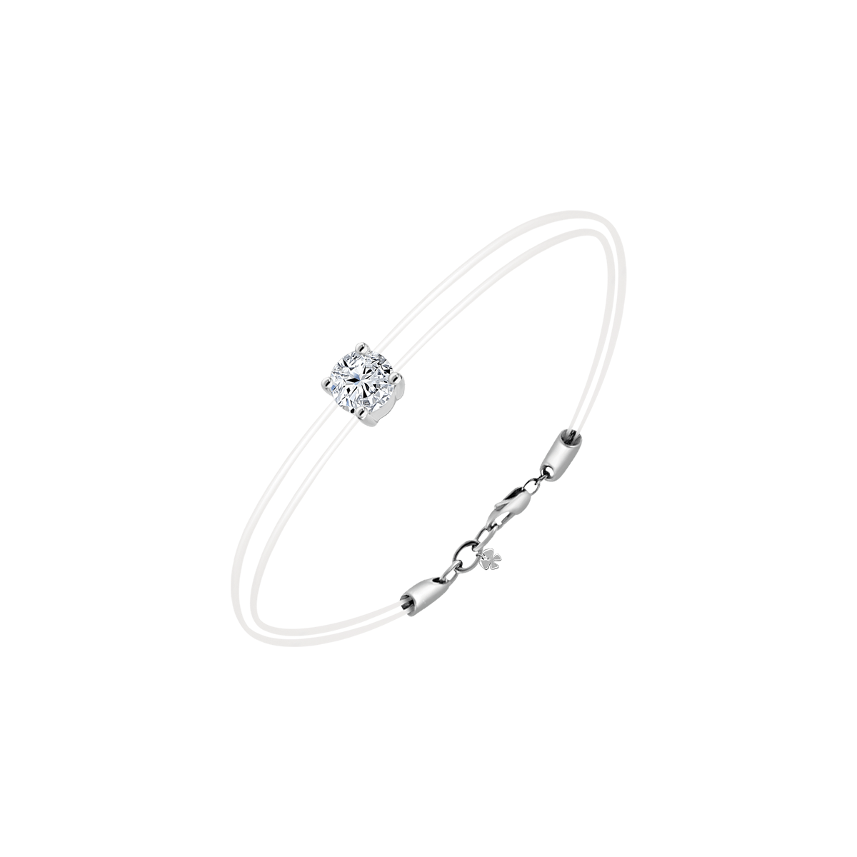 18 K White Gold
