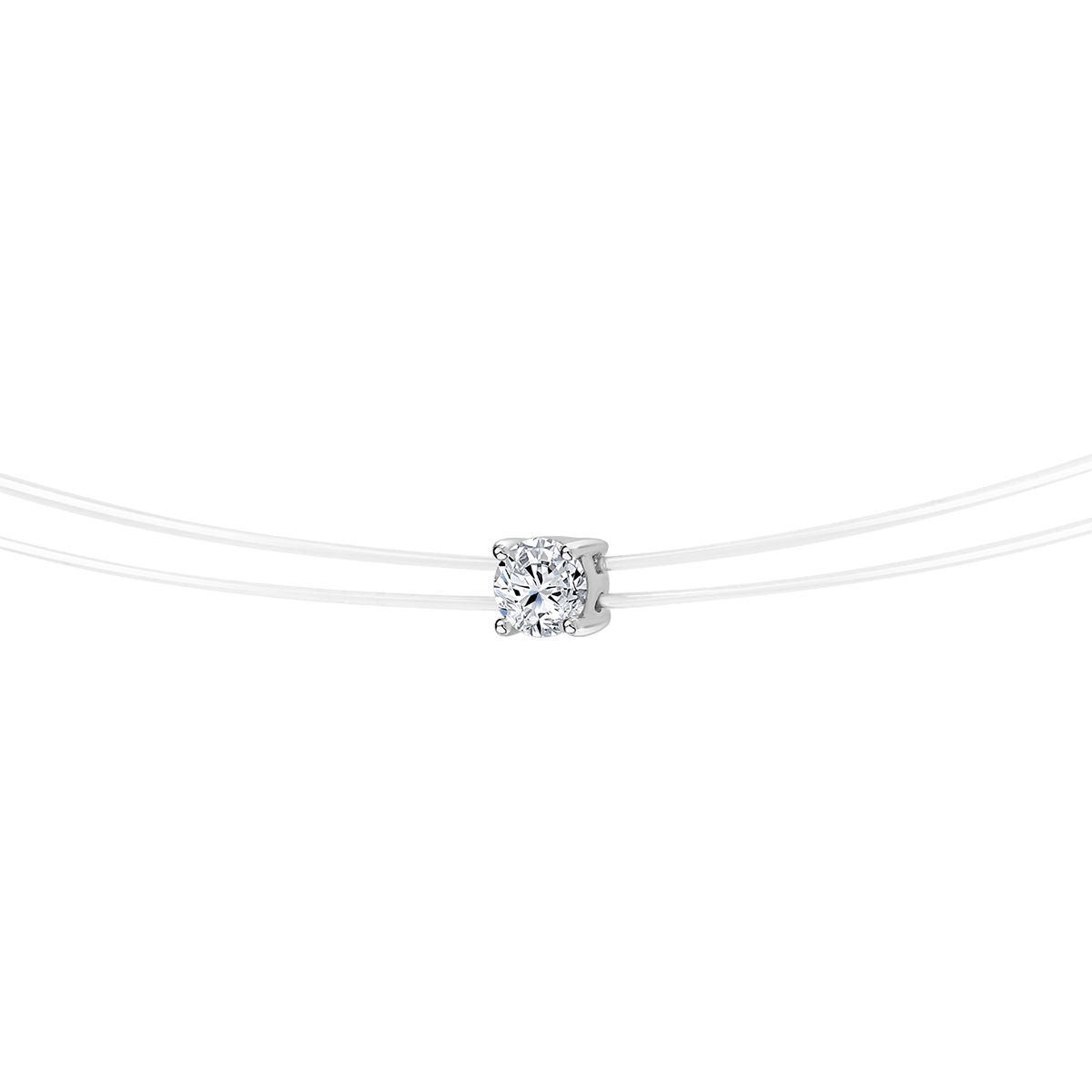 18 K White Gold