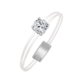 18 K White Gold