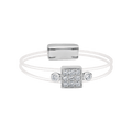 18 K White Gold