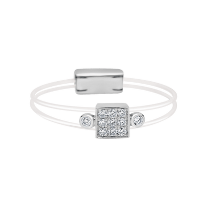 18 K White Gold