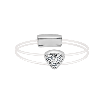 18 K White Gold