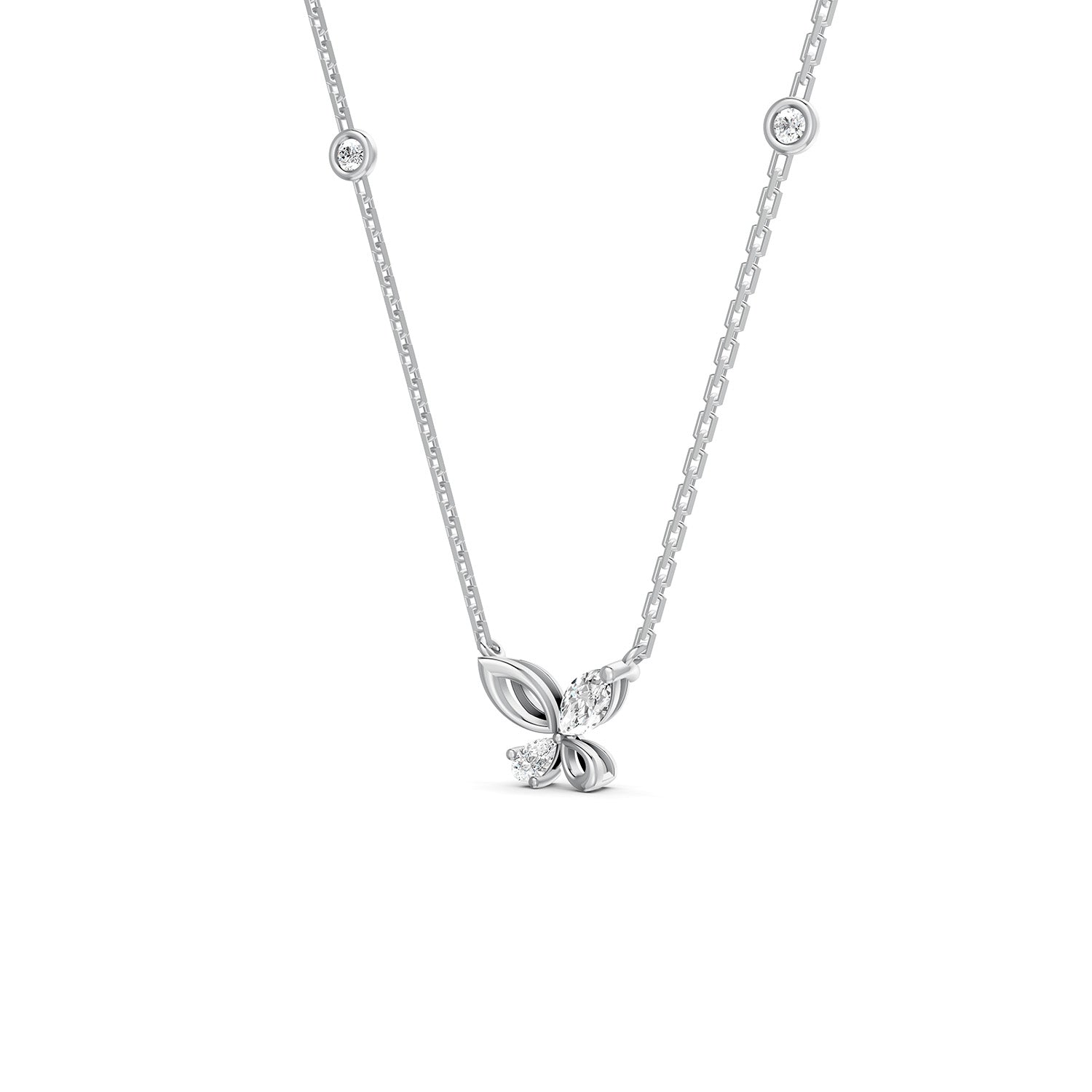 18 K White Gold