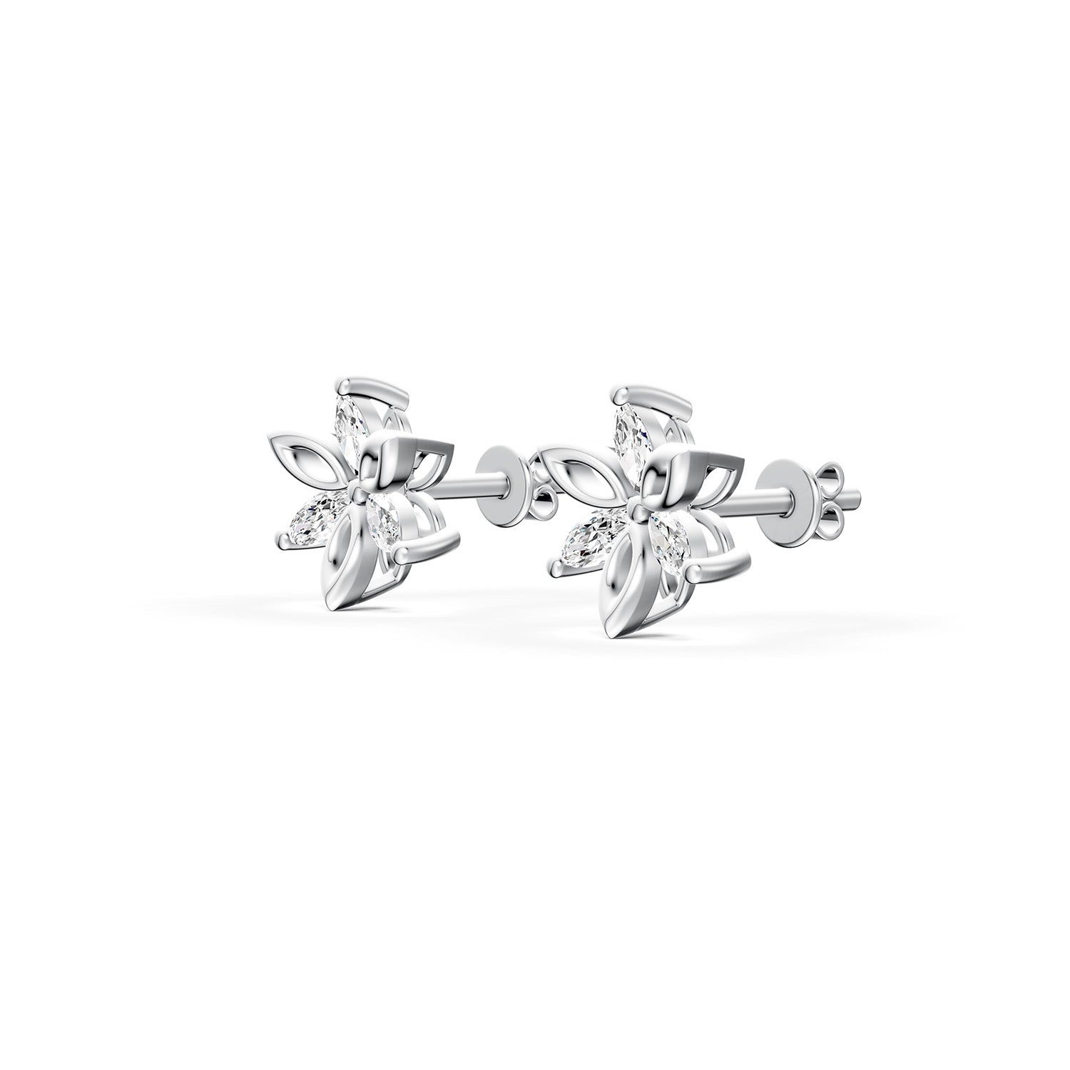 18 K White Gold