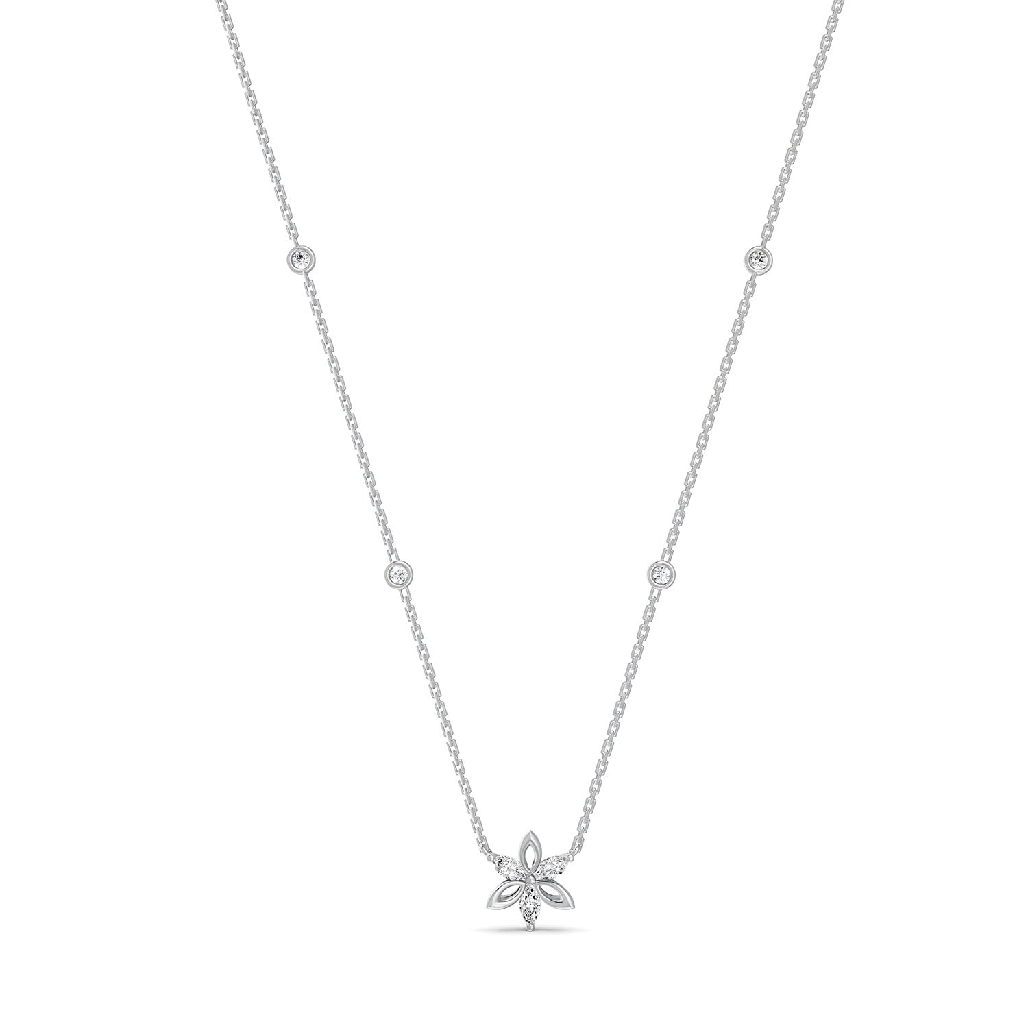 18 K White Gold