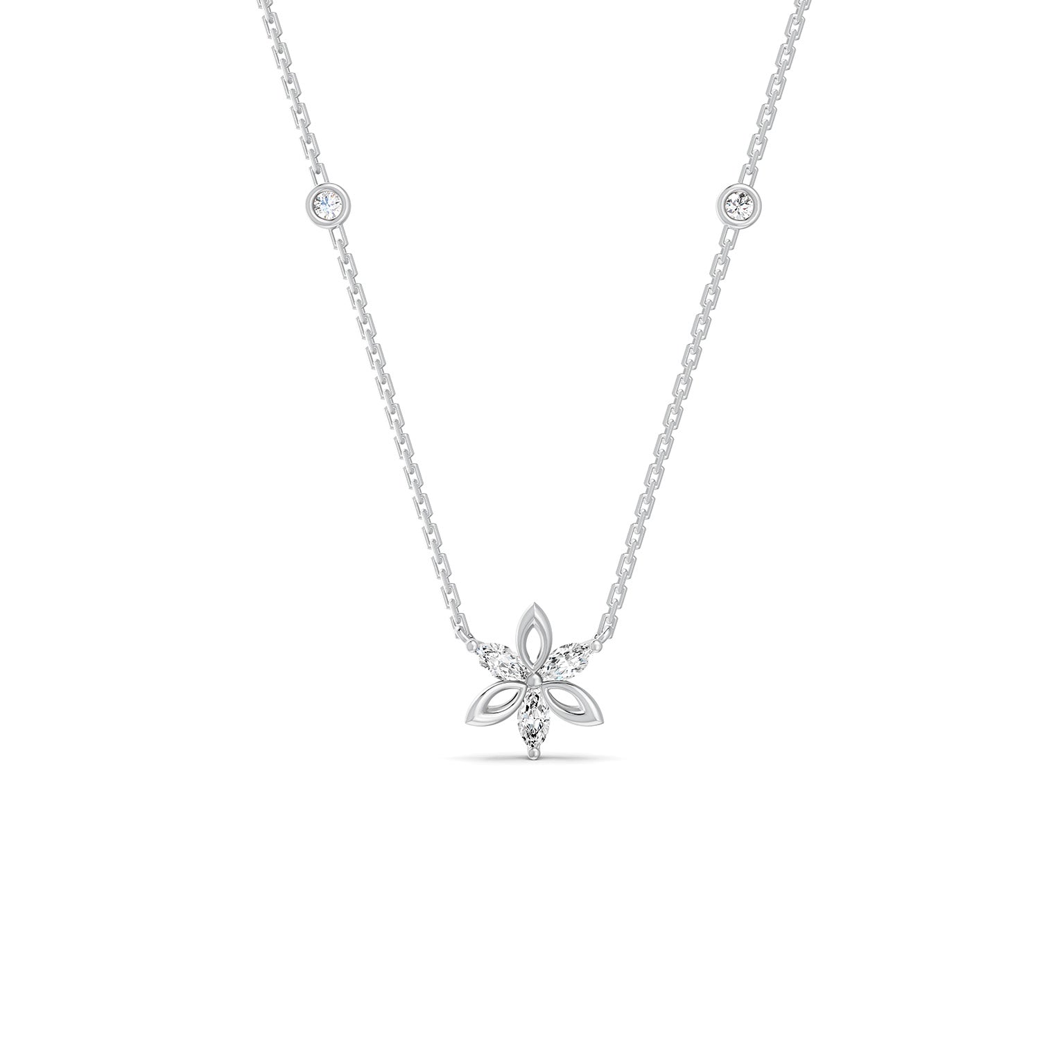 18 K White Gold