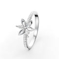 18 K White Gold