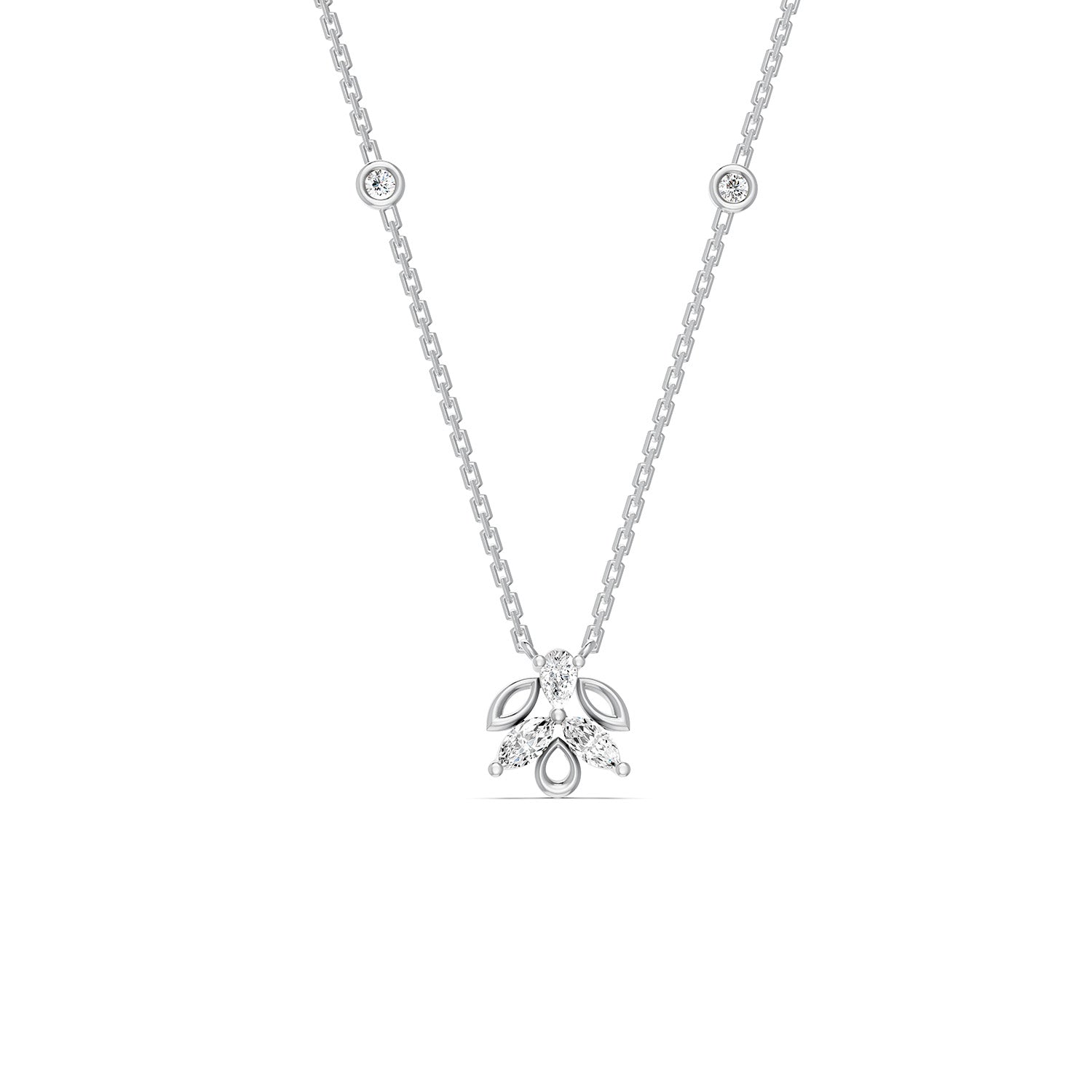 18 K White Gold